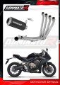 Honda CB 650R 2019 - 2023 Kompletní výfukový systém Tlumič Výfuk Sportovní výfuk Koncovka výfuku Koncovka Svod Sběrač Výfuk Tlumič GP BLACK DOMINATOR 