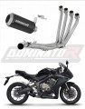 Honda CB 650R 2019 - 2023 Kompletní výfukový systém Tlumič Výfuk Sportovní výfuk Koncovka výfuku Koncovka Svod Sběrač Výfuk Tlumič GP BLACK DOMINATOR 