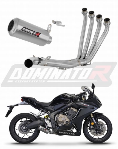 Honda CBR 650 R 2019 - 2023 Motocyklový výfuk Dominator Kompletní systém Svod Sběrné potrubí Tlumič GP x