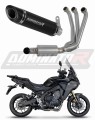 complete exhaust system with muffler DOMINATOR Full System HP8 BLACK EX fits to Yamaha Tracer 9 / GT 2025  2026