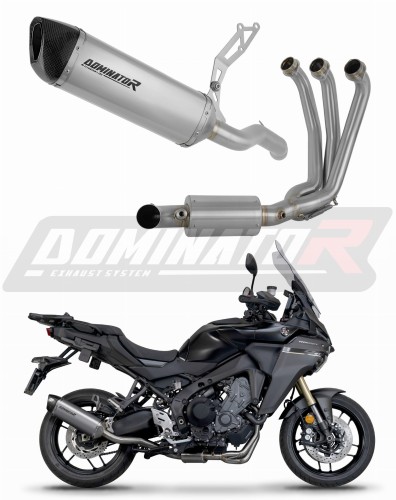 kompletní výfukový systém s tlumičem DOMINATOR Full System titanový HP6 EX pasuje na motocykl Yamaha Tracer 9 / GT 2025   2026