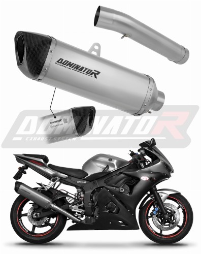výfuk tlumič výfuku DOMINATOR homologovaný titanový HP6 pasuje na motocykl Yamaha YZF R6 2003   2005 6