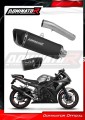 výfuk tlumič výfuku DOMINATOR homologovaný HP6 černý pasuje na motocykl Yamaha YZF R6 2003   2007 6