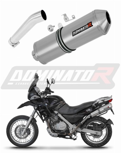 BMW F650GS 2004 - 2007 VÝFUK Tlumič Výfuk Sportovní výfuk Tlumič Výfuk Tlumič Tlumič Tlumič Výfuk Tlumič OVR Dominator Výfukový systém x