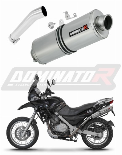 výfuk tlumič výfuku DOMINATOR oválný pasuje na motocykl BMW F650GS 2004   2007