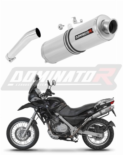 BMW F650GS 2004 - 2007 VÝFUK Tlumič Výfuk Sportovní výfuk Tlumič Výfuk Tlumič Výfuk Výfuky Výfuk Výfuk Tlumič ST Round Dominator Výfukový systém x