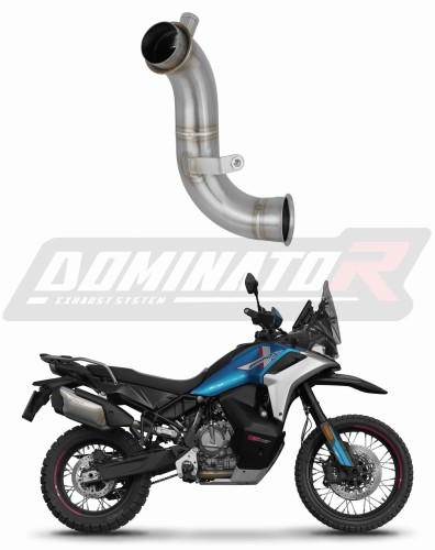 decat středový tlumič výfuku DOMINATOR Mid Pipe pasuje na motocykl CF MOTO 800 MT X 2025