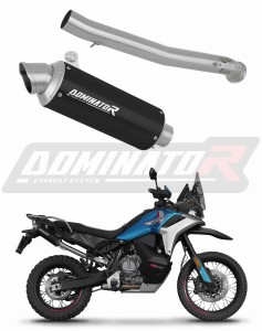 CF MOTO 800 MT-X 2025 výfuk tlumič GPF BLACK + dB killer