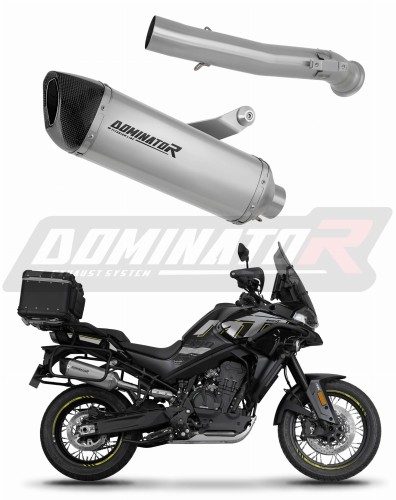 výfuk tlumič výfuku DOMINATOR titanový HP6 pasuje na motocykl CF MOTO 800 MT 2022   2025
