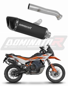 KTM 890 Adventure / R 2021 - 2025 výfuk tlumič HP6 BLACK + dB killer