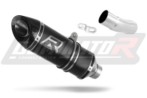 Kawasaki ZX6R 636 2009 - 2024 Low Level výfuk tlumič HP8 BLACK + dB killer