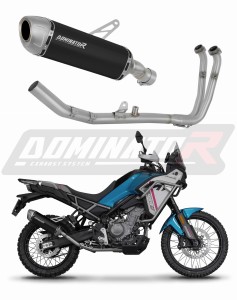 CF MOTO 450 MT 2024 - 2026 (Euro 5+) Full system Svod výfuk tlumič S6 BLACK + dB killer