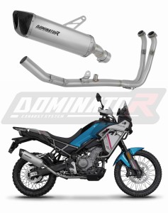 CF MOTO 450 MT 2024 - 2026 (Euro 5+) Full system Kolektor výfuku tlumič titanový HP6 + dB killer