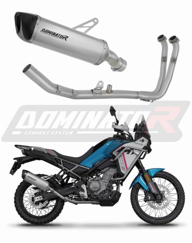 kompletní výfukový systém s tlumičem DOMINATOR Full System titanový HP6 pasuje na motocykl CF MOTO 450 MT 2024   2026 6
