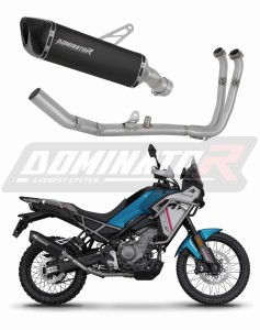 CF MOTO 450 MT 2024 - 2026 (Euro 5+) Full system Svod výfuk tlumič HP6 BLACK + dB killer
