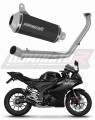 kompletní výfukový systém s tlumičem DOMINATOR Full System OV G2 černý pasuje na motocykl Yamaha YZF R125 2021   2024