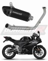 kompletní výfukový systém s tlumičem DOMINATOR Full System HP8 černý pasuje na motocykl Yamaha YZF R125 2021   2024