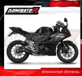 complete exhaust system with muffler DOMINATOR Full System OV G2 BLACK fits to Yamaha YZF R125 2024  2025 4
