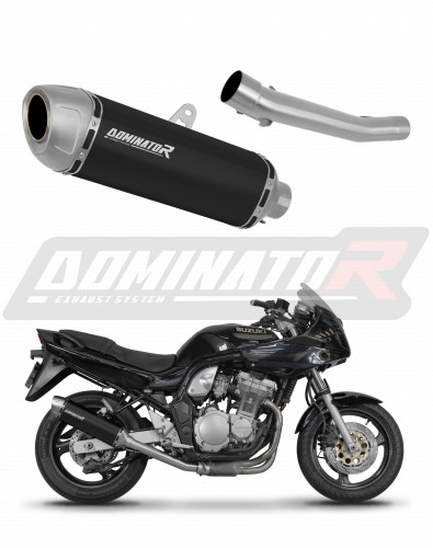 wydech tłumik DOMINATOR S6 CZARNY pasujący do motocykla Suzuki GSF BANDIT N / S 600 1995 - 1999 5