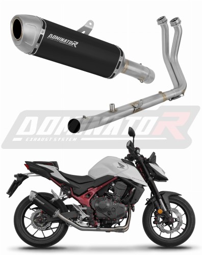 Honda CB 750 Hornet 2024 2025 Motocyklový tlumič výfuku Sportovní tlumič výfuku S6 BLACK Dominator Exhaust System x