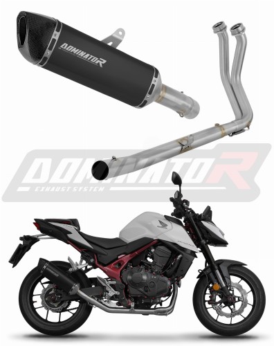 kompletní výfukový systém s tlumičem DOMINATOR Full System HP6 černý pasuje na motocykl Honda CB 750 Hornet 2023