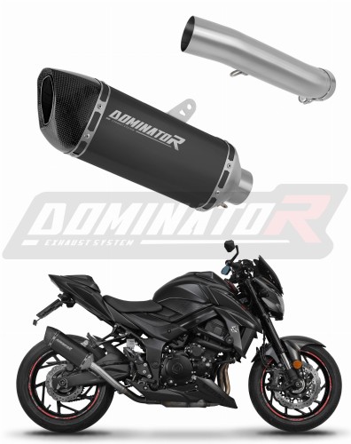 výfuk tlumič výfuku DOMINATOR HP6 černý pasuje na motocykl Suzuki GSX S 750 2017   2020