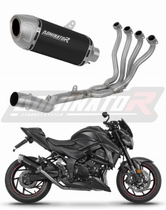 Suzuki GSX-S 750 2017-2020 Full system Kolektor výfuk tlumič S6 BLACK + dB killer
