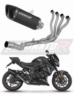 Suzuki GSX-S 750 2017-2020 Kompletní systém Svod výfuk tlumič HP6 BLACK + dB killer
