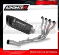 kompletní výfukový systém s tlumičem DOMINATOR Full System HP6 černý pasuje na motocykl Suzuki GSX S 750 2017   2020 2