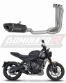 kompletní výfukový systém s tlumičem DOMINATOR Full System HP8 černý pasuje na motocykl Triumph Trident 660 2021   2024