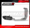 kompletní výfukový systém s tlumičem DOMINATOR Full System HP8 černý pasuje na motocykl Triumph Trident 660 2021   2024 2