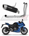 kompletní výfukový systém s tlumičem DOMINATOR Full System S6 černý pasuje na motocykl Suzuki GSX 8R / 8S 2023   2025