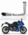 kompletní výfukový systém s tlumičem DOMINATOR Full System titanový HP8 pasuje na motocykl Suzuki GSX 8R / 8S 2023   2025