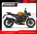 kompletní výfukový systém s tlumičem DOMINATOR Full System S6 černý pasuje na motocykl Triumph STREET TRIPLE 765 S / R / RS 2023   2024 2