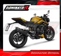 kompletní výfukový systém s tlumičem DOMINATOR Full System HP6 černý pasuje na motocykl Triumph Street Triple 765 RS 2024   2025