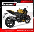 complete exhaust system with muffler DOMINATOR Full System S6 fits to Triumph Street Triple 765 RS 2024  2025