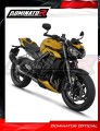 Triumph Street Triple 765 RS 2024 2025 Full System Motorcycle Muffler Auspuff Sportauspuff Silencer Echappement Silencieux Scarico Scarichi Escape Wydech Tłumik S6 Black Noir Negro Nero Dominator Exhaust System 3