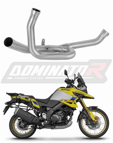 decat středový tlumič výfuku DOMINATOR Mid Pipe pasuje na motocykl Suzuki V Strom 1050 DE 2023   2025