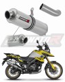 výfuk tlumič výfuku DOMINATOR homologovaný kulatý pasuje na motocykl Suzuki V Strom 1050 DE 2023   2025
