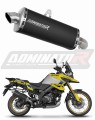 výfuk tlumič výfuku DOMINATOR P7 černý pasuje na motocykl Suzuki V Strom 1050 DE 2023   2025