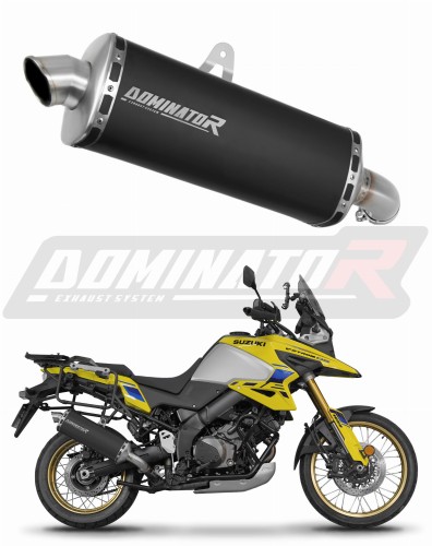 wydech tłumik DOMINATOR P7 CZARNY pasujący do motocykla Suzuki V-Strom 1050 DE 2023 - 2025