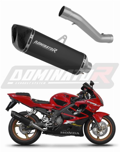 výfuk tlumič výfuku DOMINATOR HP6 černý pasuje na motocykl Honda CBR 600 F4i Sport 2001   2006
