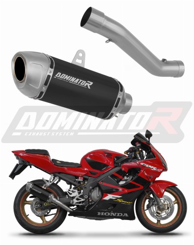 výfuk tlumič výfuku DOMINATOR S6 Shorty černý pasuje na motocykl Honda CBR 600 F4i Sport 2001   2006