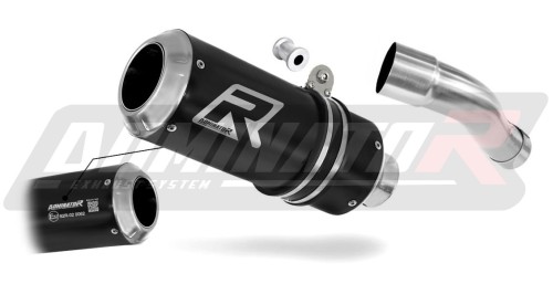 výfuk tlumič výfuku DOMINATOR homologovaný GP černý pasuje na motocykl Honda CB 600F HORNET PC41 2007   2013
