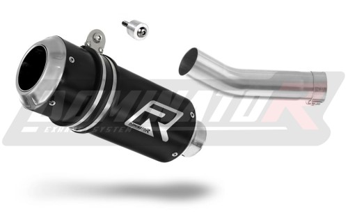 wydech tłumik DOMINATOR GP CZARNY pasujący do motocykla Triumph STREET TRIPLE 675 R / S / RS 2013 - 2016 2