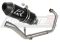 kompletní výfukový systém s tlumičem DOMINATOR Full System HP3 černý pasuje na motocykl Honda CBR 125 R 2011   2018 2