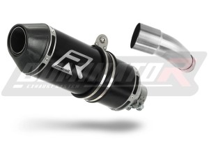 Kawasaki NINJA 125 Z125 2019 - 2023 výfuk tlumič HP3 BLACK + dB killer