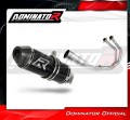 kompletní výfukový systém s tlumičem DOMINATOR Full System HP3 černý pasuje na motocykl Yamaha MT 03 2017   2020