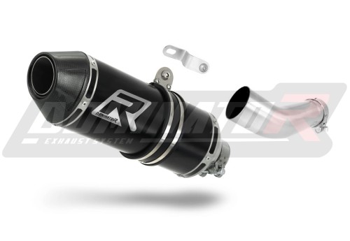 exhaust muffler DOMINATOR HP3 BLACK fits the motorcycle Suzuki GSXR 600 K6 K7 2006   2007 2