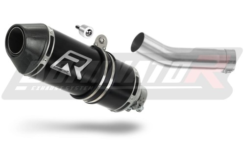 výfuk tlumič výfuku DOMINATOR HP3 černý pasuje na motocykl Triumph STREET TRIPLE 675 R / S / RS 2013   2016 2